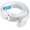 Maximm 30ft 14AWG Heavy Duty Flat Wire 3-Prong Extension Cord, UL, White ADW-90-31F30-14W0 - alternate 1