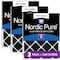 Nordic Pure 14x25x1 Pure Carbon Pleated Air Filter, High Capacity, MERV 8, 3 PK 14x25x1PCP-3 - alternate 1
