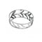 Homeroots 14in Silver Round Metal Geometric Vanity Tray 274455 - alternate 3