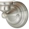 Vaxcel Huntley 1 Light Satin Nickel Farmhouse Schoolhouse Bathroom Wall Fixture W0167 - alternate 2