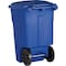Toter 48 Gal. Recycling Trash Can with Lid 025548-D6BLU - alternate 2