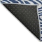 Homeroots 10' X 14' Navy Blue And Ivory Abstract Washable Indoor Outdoor Area Rug 598985 - alternate 2
