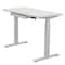 Motionwise Standing Desk, 24 in x48", Adjust Height 28" to 48", White Top, White Frame SDG48W - alternate 1