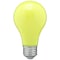 Satco 8 Watt A19 LED, Ceramic Yellow, Medium base, 360 deg. Beam Angle, 120 Volt S14987 - alternate 1