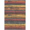 Homeroots 3' X 5' Granite Gray Copper And Yellow Striped Washable Indoor Outdoor Area Rug 598890 - alternate 3