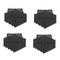 Mytee Products 12inx12in Non Slip Interlocking Self Drainage Tiles - 1/2in Thick, Black, 48PK NSM1212-BLKx48 - alternate 2