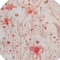 Homeroots 8' Salmon And Coral Round Floral Washable Indoor Outdoor Area Rug 611170 - alternate 2