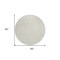 Homeroots 8' Ivory And Beige Round Abstract Washable Indoor Outdoor Area Rug 599726 - alternate 2