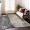Homeroots 5' X 8' Taupe Blue And Lavender Abstract Washable Indoor Outdoor Area Rug 606081 - alternate 3