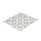 Apollo Tile Lucenza 12x12 in. Misty Gray Matte Recycled Glass Petal Mosaic Tile (10.6 sq ft/case) 10PK APLGIO88RNGCLOA - alternate 2