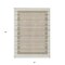 Homeroots 5' X 8' Ivory And Beige Striped Washable Indoor Outdoor Area Rug 610475 - alternate 3