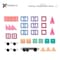 Connetix Magnetic Tiles Pastel Transport Pack, 50-Piece Set CT-P-00050-TR - alternate 2