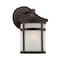 Homeroots Bronze Hanging Lantern Shape Wall Light 398553 - alternate 1