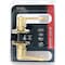 Steel Pro Polished Brass Scroll Entry Door Lever L6700B - alternate 2