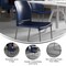 Flash Furniture Navy Plastic Stack Chair RUT-238A-NY-GG - alternate 2
