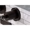 Kingston Brass Double-Handle Wall Mount Bathroom Faucet, Oil Rubbed Bronze KS8125KL - alternate 2