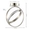 Jonathan Y Nicole 14.25" 2-Light Modern Minimalist Aluminum Ring Integrated LED Semi Flush Mount, Nickel JYL1700B - alternate 3