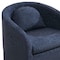 Homeroots Blue Chenille Wing Back Dining Side Chair 719649 - alternate 2