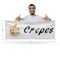 Signmission Crepes, 18 Inch x 48 Inch, Vinyl Banner B-30534 - alternate 4