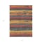 Homeroots 3' X 5' Granite Gray Copper And Yellow Striped Washable Indoor Outdoor Area Rug 598890 - alternate 4