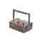 Homeroots 10" Brown Solid Wood Box 488027 - alternate 3