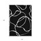 Homeroots 10' X 14' Black And Ivory Abstract Washable Indoor Outdoor Area Rug 597462 - alternate 3