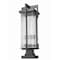 Z-Lite Fortis Sand Black 2 Light Outdoor Pier Mounted Fixture 5031PHBS-SQPM-BK - alternate 3