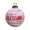 Homeroots Snowman You Are a Blessing To Me Hand Painted Mouth Blown Glass Ornament 477559 - alternate 1