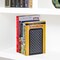 Acrimet Steel Metal Bookends for Shelves, Heavy Duty, for Large books, (Black with Silver), 2PK 298 - alternate 3