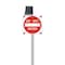 Stop-Lite LED Solar Do Not Enter Sign 30 in (ENG) SS-R5-1-3000ER - alternate 2