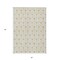 Homeroots 5' X 8' Gold And Beige Geometric Washable Indoor Outdoor Area Rug 595734 - alternate 3