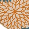 Homeroots 10' Blue And Green Round Indoor Outdoor Area Rug 521640 - alternate 2
