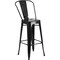 Flash Furniture 30" High Black Metal Indoor-Outdoor Barstool CH-31320-30GB-BK-GG - alternate 1