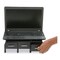 Mind Reader Perch Monitor Stand and Desk Organizer, 13.46in x 12.87in x 2.72in, Black/Silver MONSTA3D-BLK - alternate 2