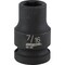 Channellock 1/2'' Drive 7/16'' 6-Point Shallow Standard Impact Socket 313149 - alternate 1