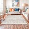 World Rug Gallery Geometric Boho Area Rug 6 ft 6 in x 6 ft 6 in Square Gray MON843GRAY6SQ - alternate 1