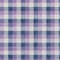 Homeroots 5' X 8' Navy Blue Purple And Beige Plaid Washable Indoor Outdoor Area Rug 601411 - alternate 2