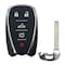 Aks Keys 2016 - 2020 Chevrolet Camaro Smart Key 5B Fob w/ Trunk & Folding Top FCC# HYQ4EA - 13529654 RC-CHEVR-151C - alternate 1