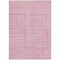 Homeroots 5' X 8' Pink And Ivory Geometric Washable Indoor Outdoor Area Rug 600847 - alternate 2