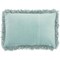 Homeroots 14" X 20" Celadon Shag Lumbar Throw Pillow 527973 - alternate 2