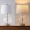 Jonathan Y Rae 26.5 in. Modern Glam Glass/Metal Gourd LED Table Lamp, Clear/Brass Gold JYL1067C - alternate 2