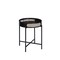 Homeroots 24" Black Melamine Veneer And Manufactured Wood Round End Table 486417 - alternate 1