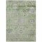 Homeroots 10' X 14' Mint Green And Gray Floral Washable Indoor Outdoor Area Rug 604083 - alternate 3