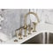 Kingston Brass Bridge Kitchen Faucet with Brass Sprayer, Antique Brass KS2333TKL - alternate 2