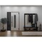 Vdomdoors Front Exterior Aluminum Door Ronex0521 Black Prehung Entry Steel Metal Modern Painted W36+12xH80 RONEX0521EXD-BLK-W36+12xH80-LH-I - alternate 2