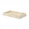Homeroots 10in Beige Resin Handmade Trinket Tray 713008 - alternate 2