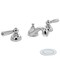 Symmons Allura 8 Widespread Two-Handle Low-Flow Bathroom Faucet with Push Pop Drain Assembly (1.0 GPM) SLW4712PP - alternate 1