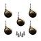Service Caster 2.5 Inch Windsor Antique Metal Ball Caster - Grip Neck Stem - SCC, 5PK SCC-GN01S25-DCS-WA-5 - alternate 1