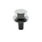 Zoro Select Not Graded, 1/4"-20 Standard Flange Bolt, Plain Stainless Steel, 1/2 in L, 10 PK 31-SFH-25C-50 - alternate 1