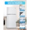 Commercial Cool 20 cu.ft Top Mount Refrigerator / Freezer with ice maker-White CCR2000GIMW - alternate 2